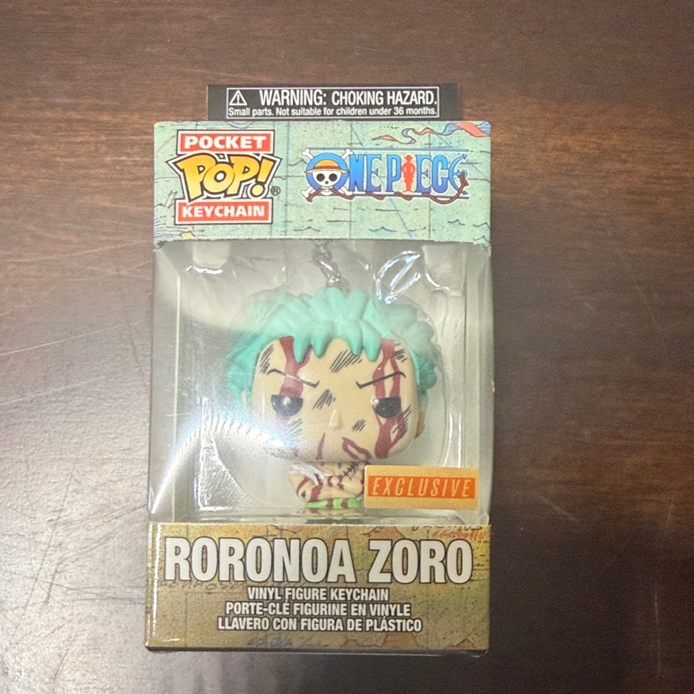 Funko Pop! Keychain:  RORONOA ZORO (One Piece) Hot Topic Exclusive